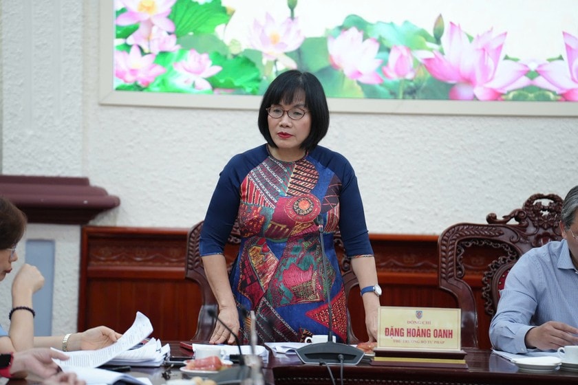 Thứ trưởng Đặng Hoàng Oanh. (Ảnh: P.Mai)