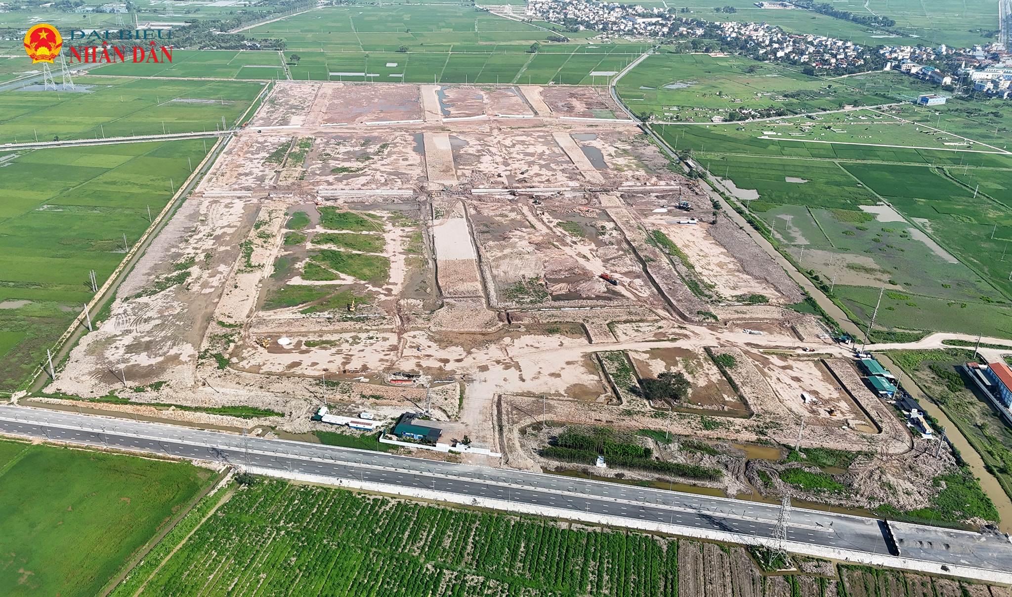 Cụm công nghiệp Kim Bài với quy mô 46,1ha nằm tại trung tâm huyện Thanh Oai