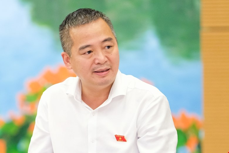 Đại biểu Quốc hội Nguyễn Lân Hiếu (đoàn Bình Định). Ảnh: Cổng TTĐT Quốc hội