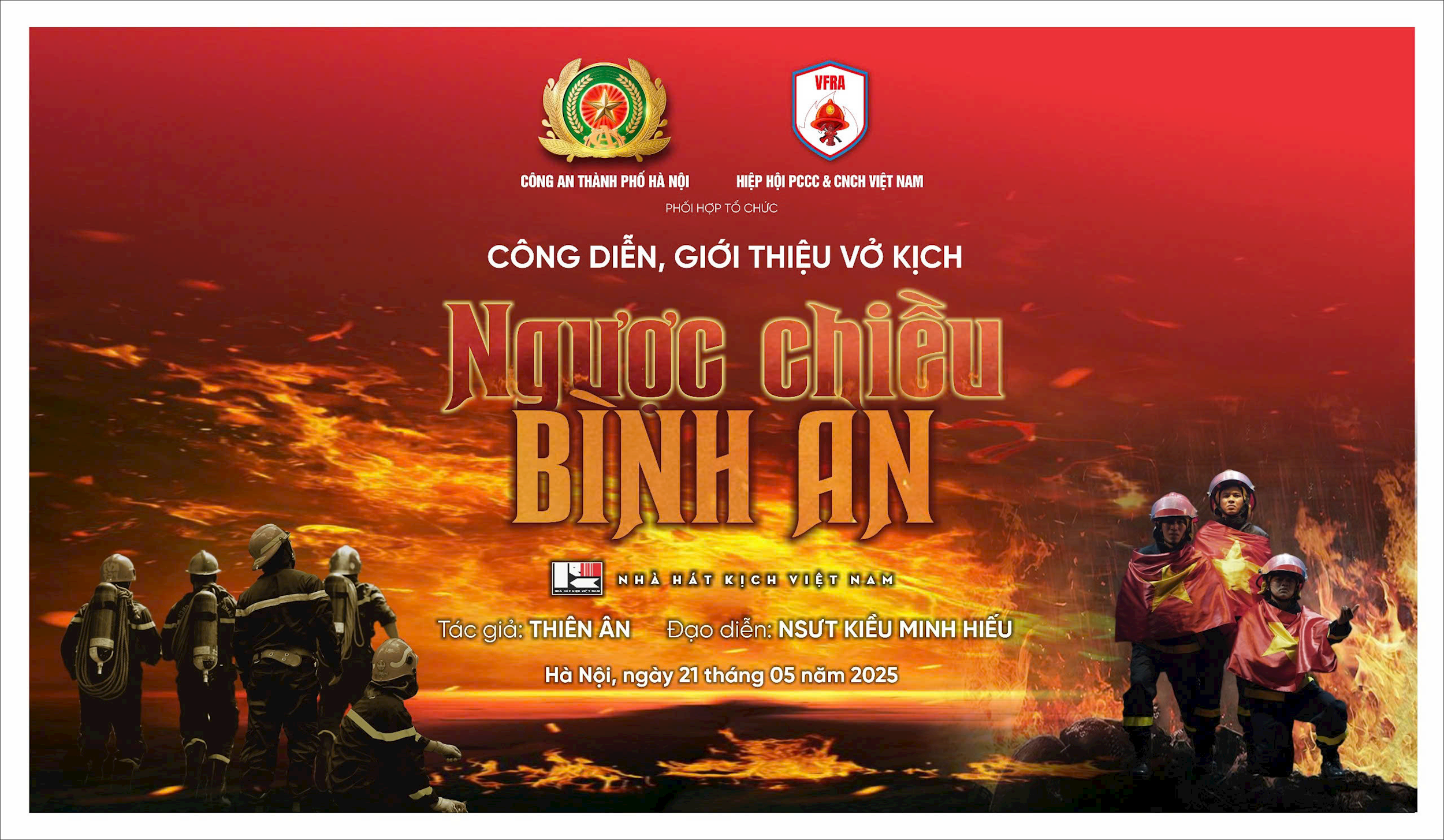 Ảnh KV backdrop Ngược chiều bình an