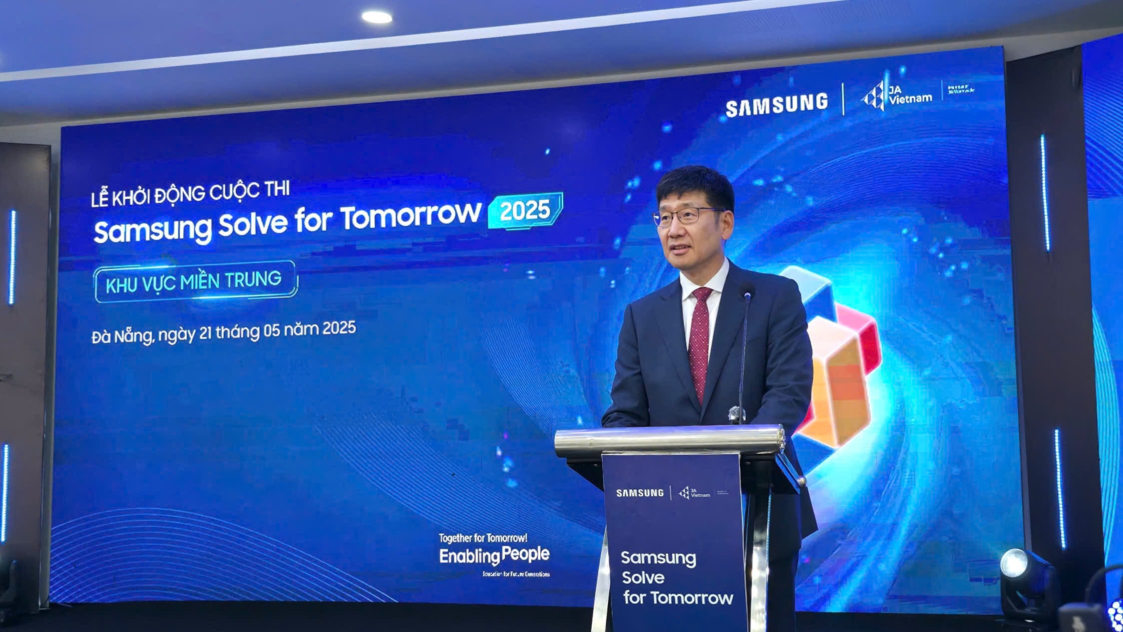 Ông Na Ki Hong- Tổng Giám đốc Samsung Việt Nam phát biểu tại chương trình_2