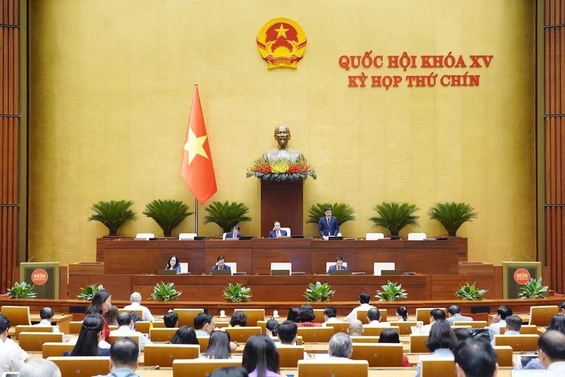 An overview of the 15th NA's 9th session. (Photo: VNA)