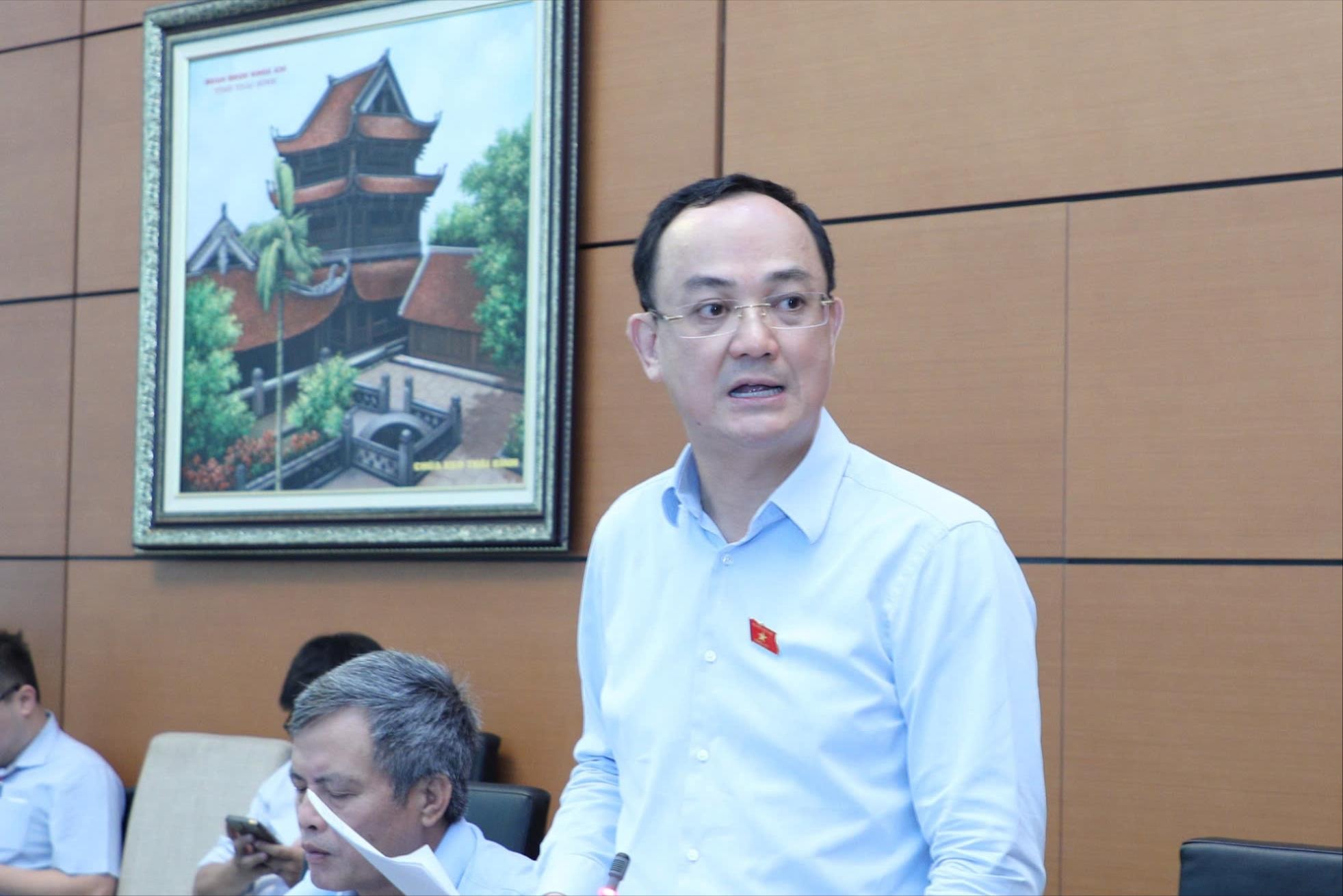 ĐBQH Nguyễn Ngọc Sơn (Hải Dương) phát biểu tại phiên thảo luận.