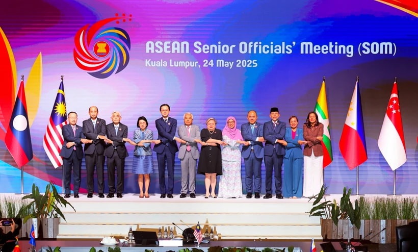 At the ASEAN Senior Officials’ Meeting in Kuala Lumpur on May 24. (Photo: VNA)