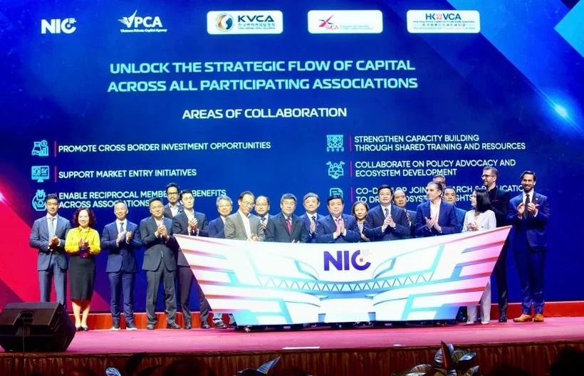 The Vietnam Innovation and Private Capital Summit 2025 takes place on April 22. (Photo: VNA)