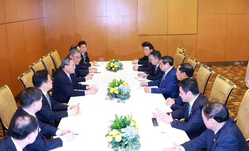 At the talks (Photo: VNA)