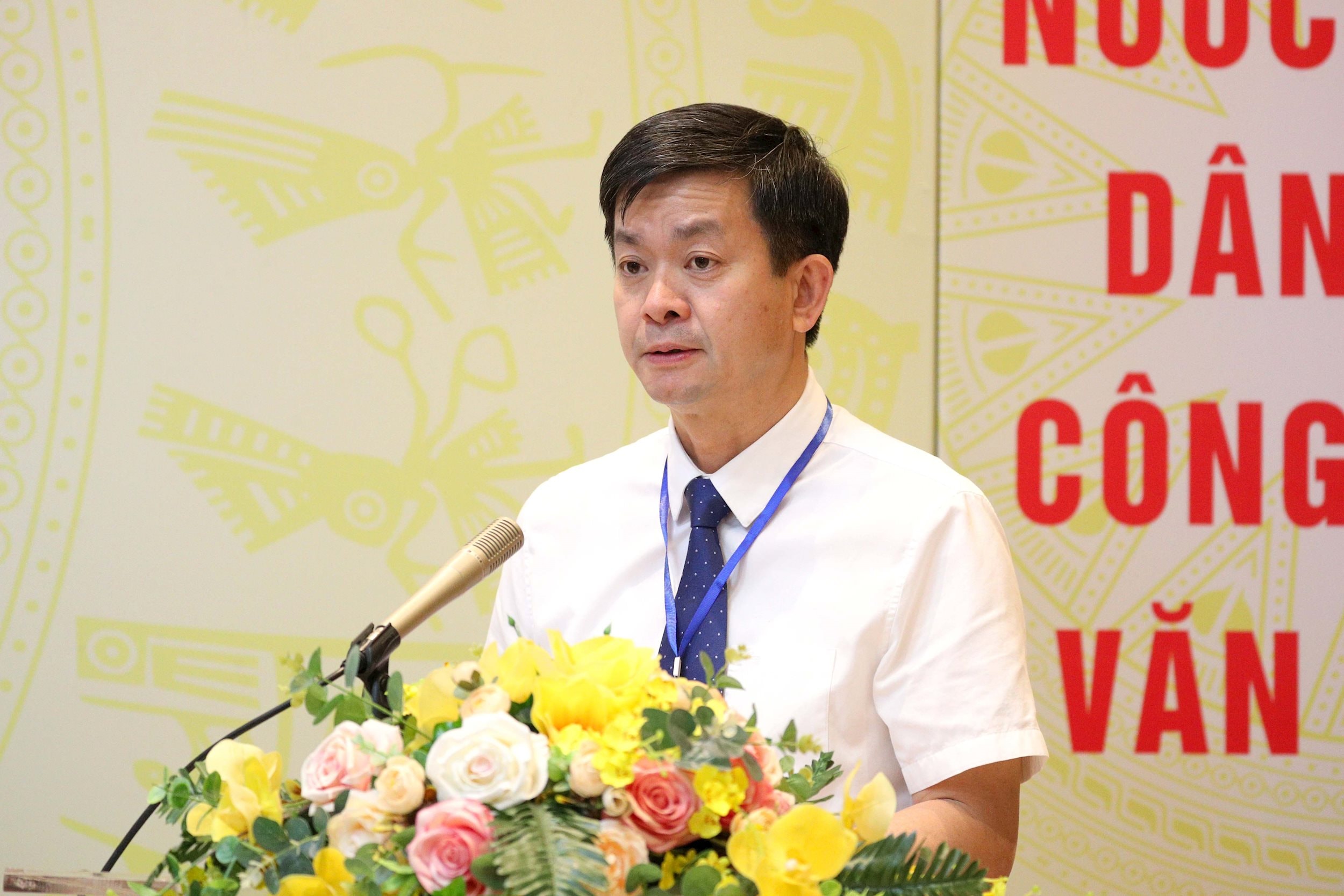 Tổng Thư ký Quốc hội, Chủ nhiệm VPQH Lê Quang Tùng phát biểu