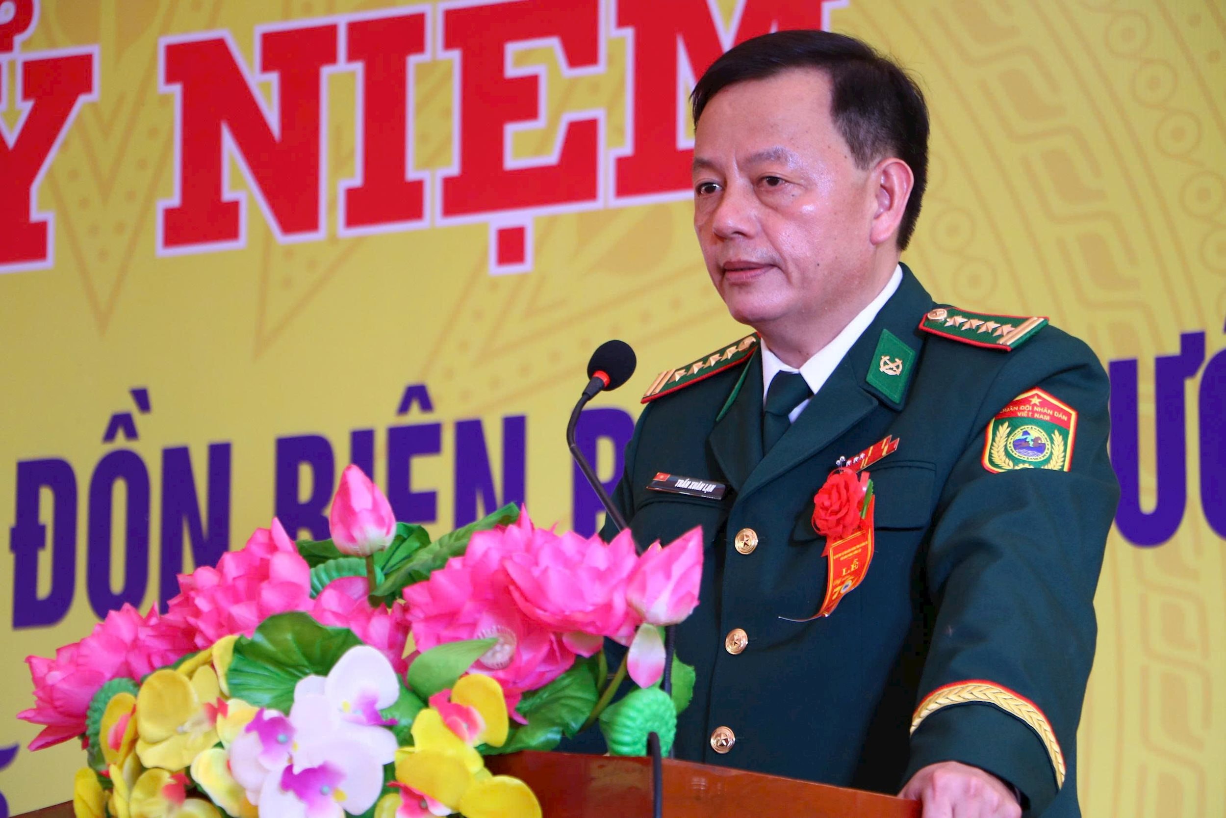 Tại lễĐại tá Trần Xuân Lạn- Phó chỉ huy trưởng Bộ