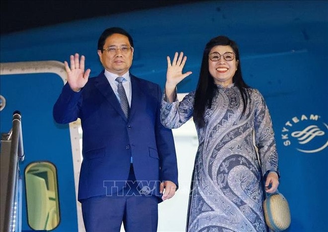 Prime Minister Pham Minh Chinh and his spouse depart Hanoi on June 5 for the 3rd UN Ocean Conference in France, and official visits to Estonia and Sweden. (Photo: VNA) pm-pham-minh-chinh.jpg