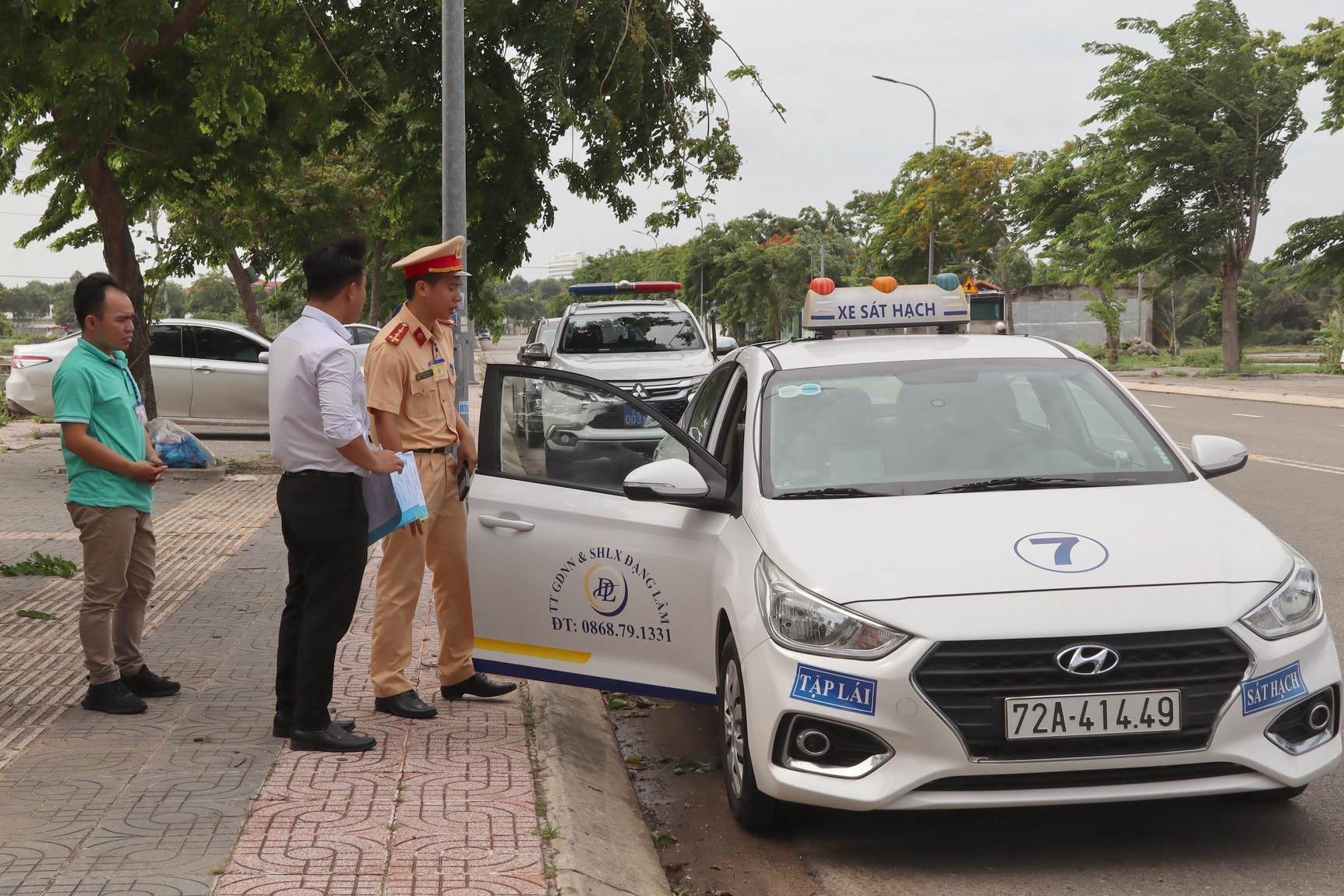 sát hạch lái xe BRVT - 2