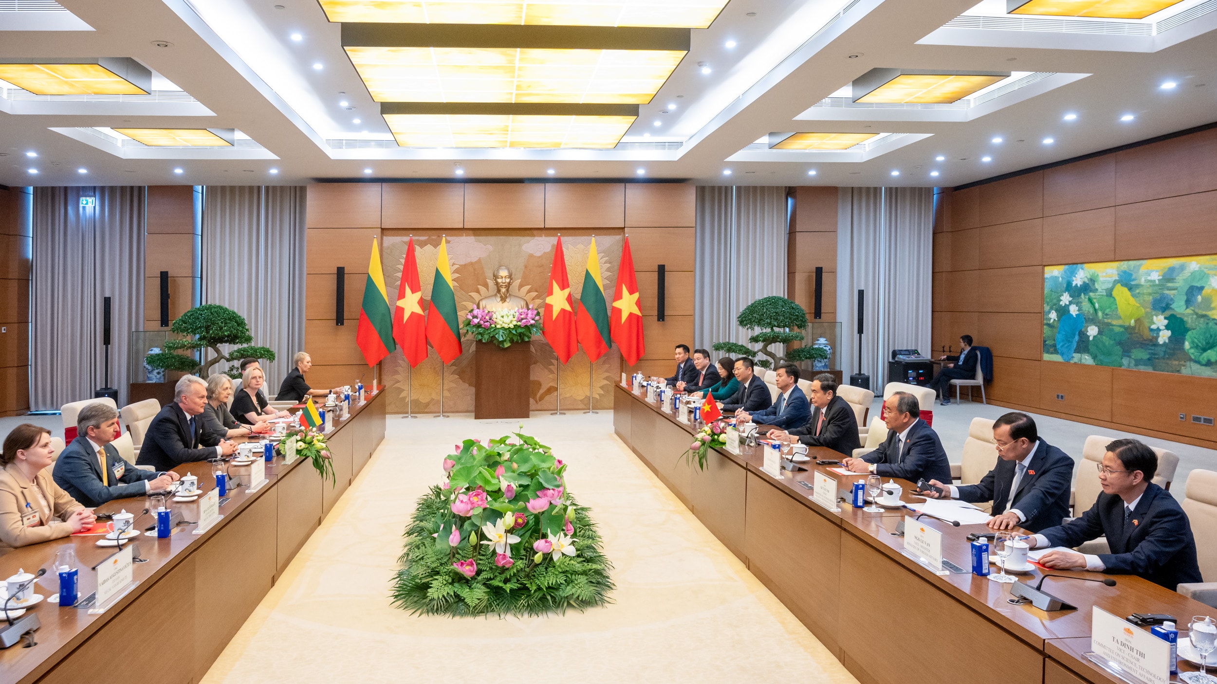 Toàn cảnh cuộc hội kiến. Ảnh: Phạm Thắng