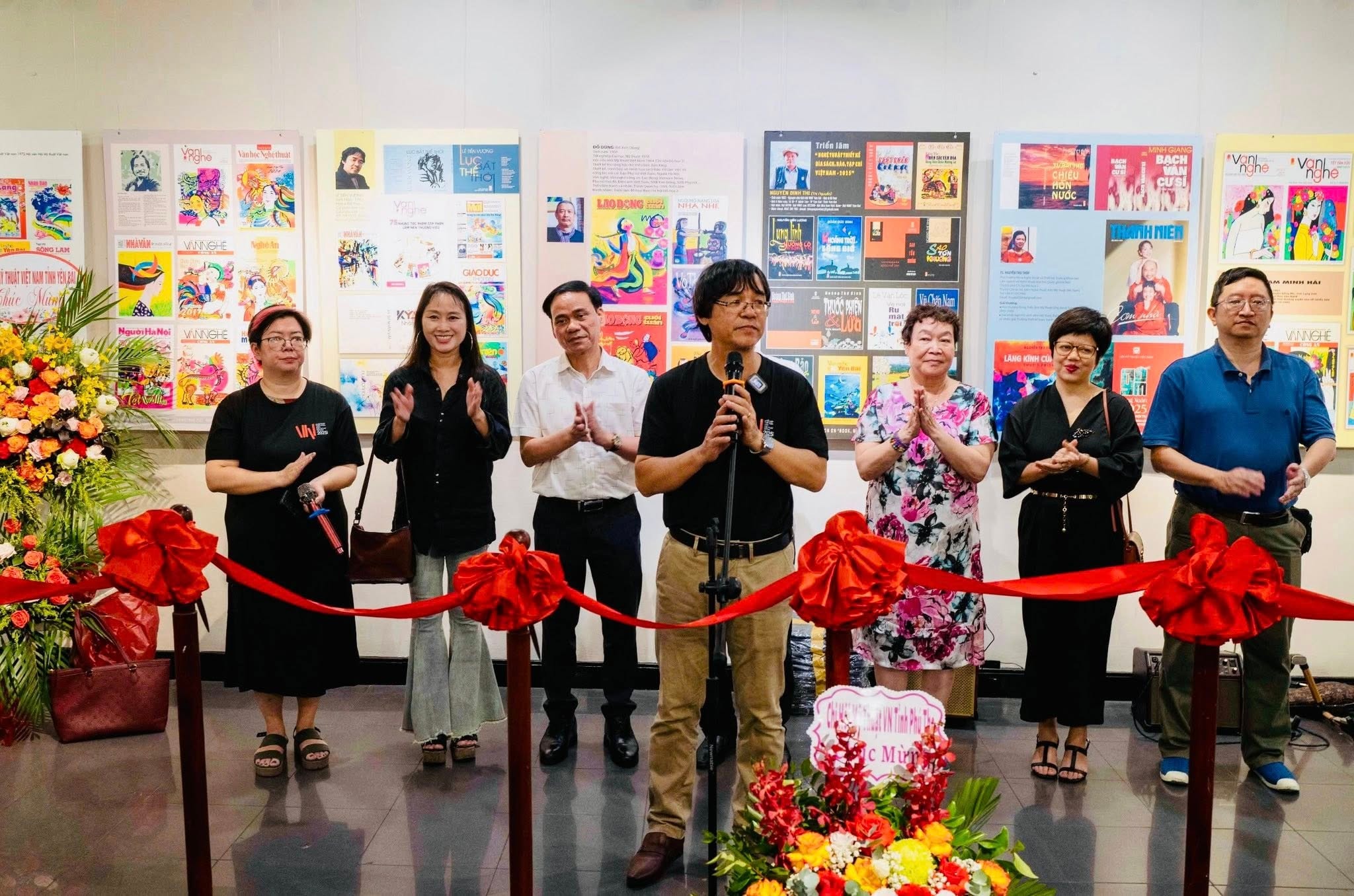 Khai mạc triển lãm nghệ thuật thiết kế bìa sách báo tạp chí Việt Nam 20252