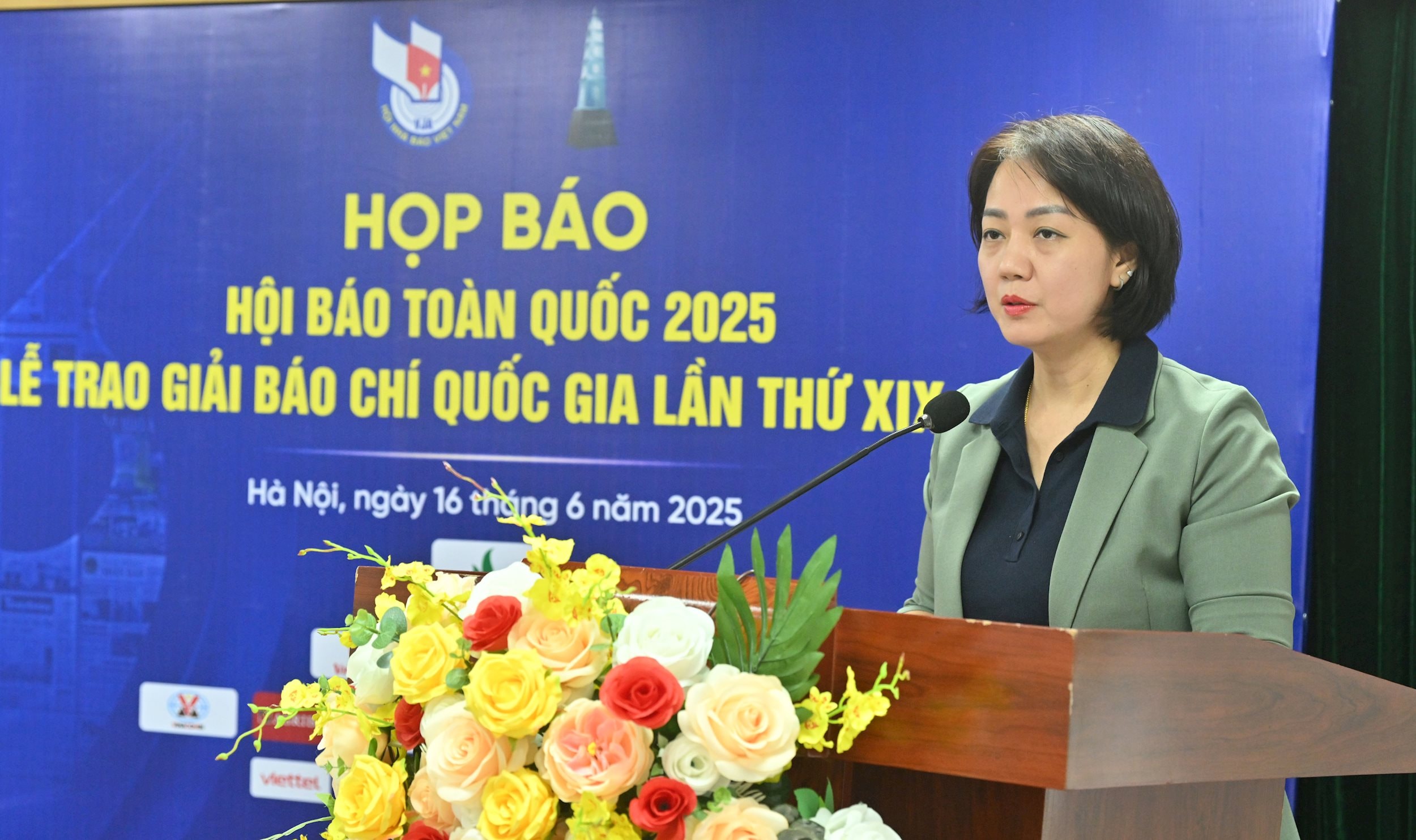 Phó Trưởng ban Thường trực Ban Tổ chức Hội báo toàn quốc 2025 Lê Mỹ Ái LinhVQK_5864