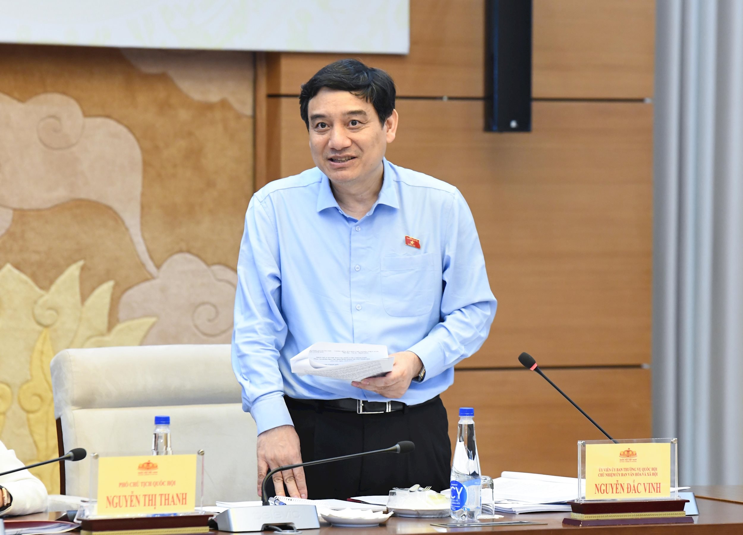 CHủ nhiệm UB Vă hoá và Xã hội Nguyễn Đắc Vinh