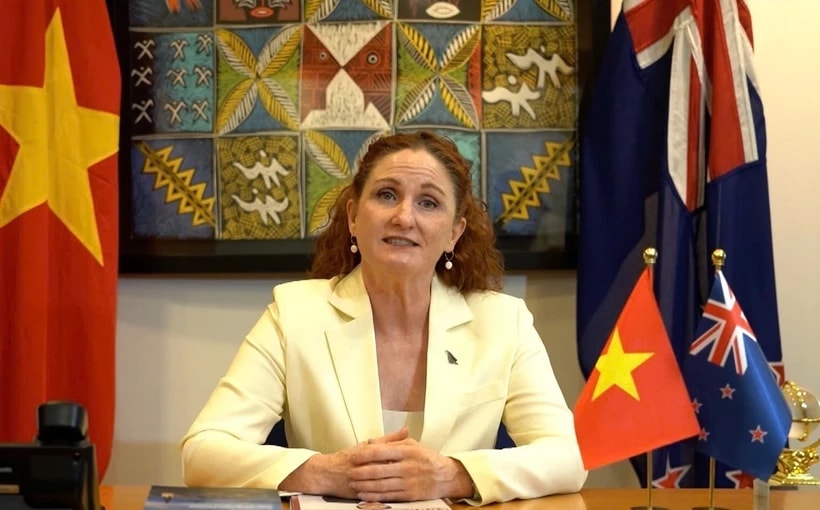 New Zealand Ambassador to Vietnam Caroline Beresford (Photo: VNA)