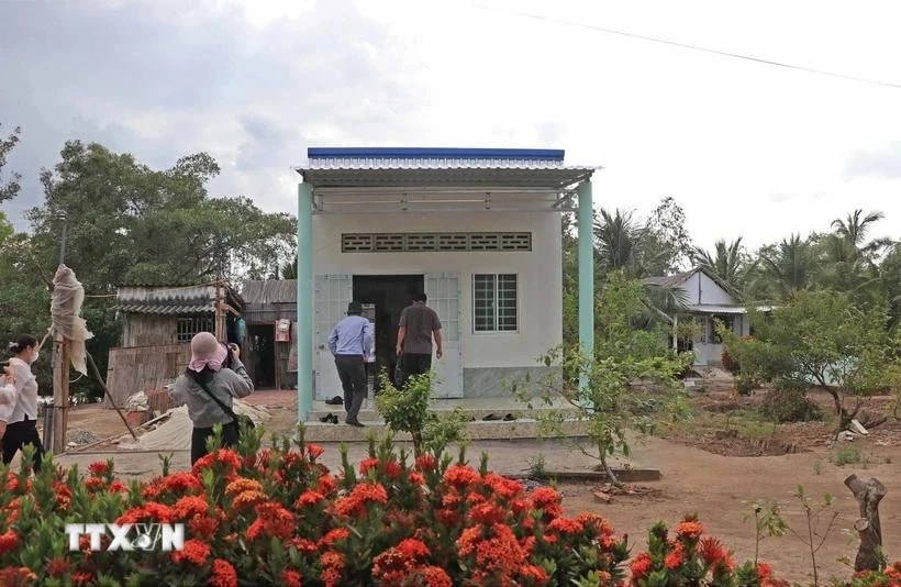 The southernmost province of Ca Mau has achieved its target of supporting the construction and renovation of 4,400 homes. (Photo: VNA)