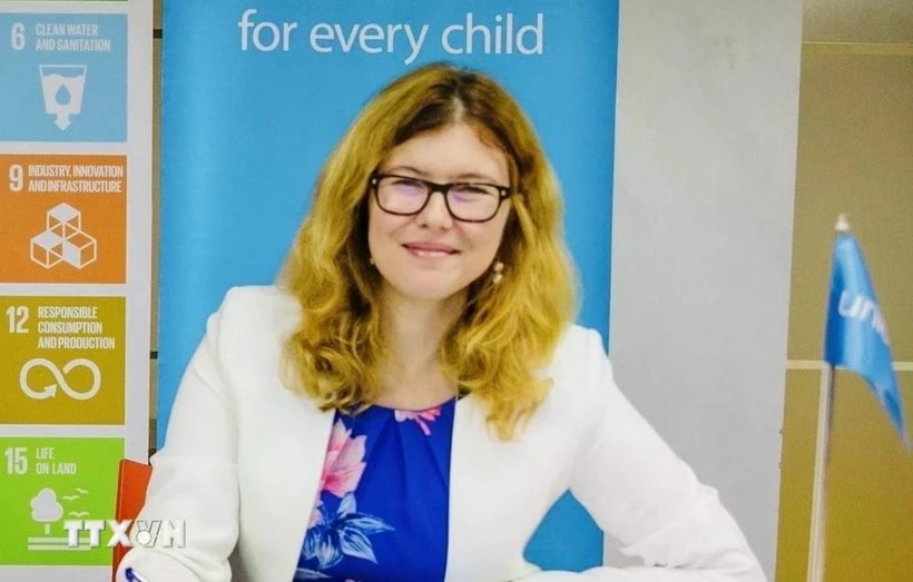 UNICEF Representative in Vietnam Silvia Danailov (Photo: VNA)