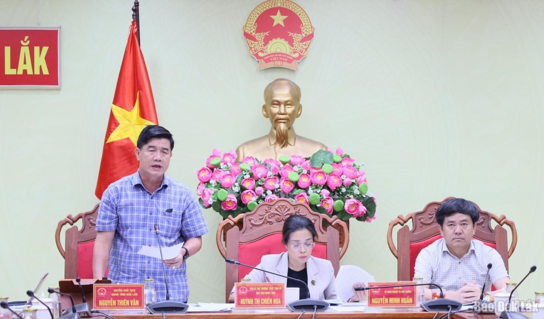 Quyền Chủ tịch UBND tỉnh Đắk Lắk Nguyễn Thiên Văn