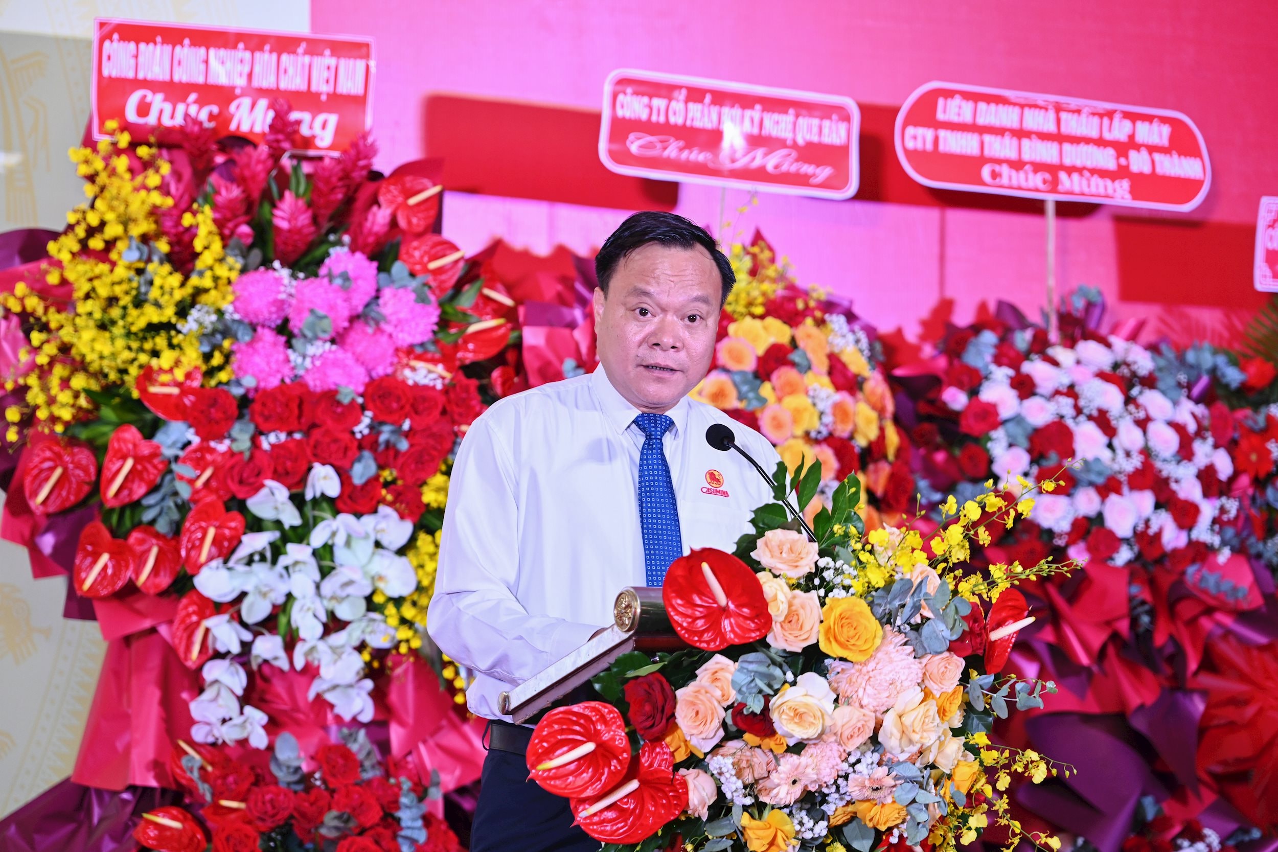 ông Nguyễn Đình Khoát - BTĐU, TGĐ CTCP CSM phát biểu