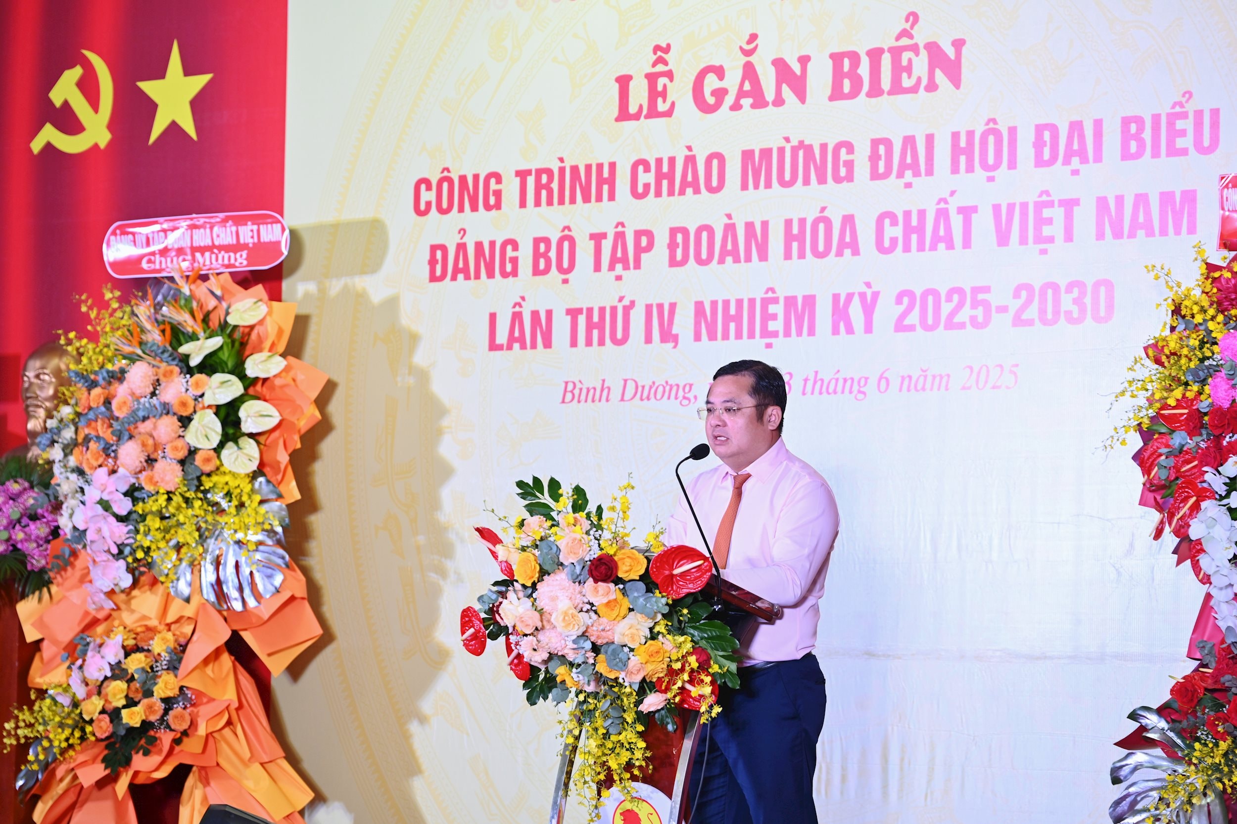 ông PQH - UV BCH ĐBCP, BTĐU, CT HĐTV TĐHCVN phát biểu chỉ đạo