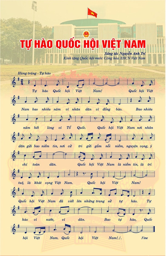 Tranh - TỰ HÀO QUỐC HỘI VIỆT NAM (tặng Quốc hội)