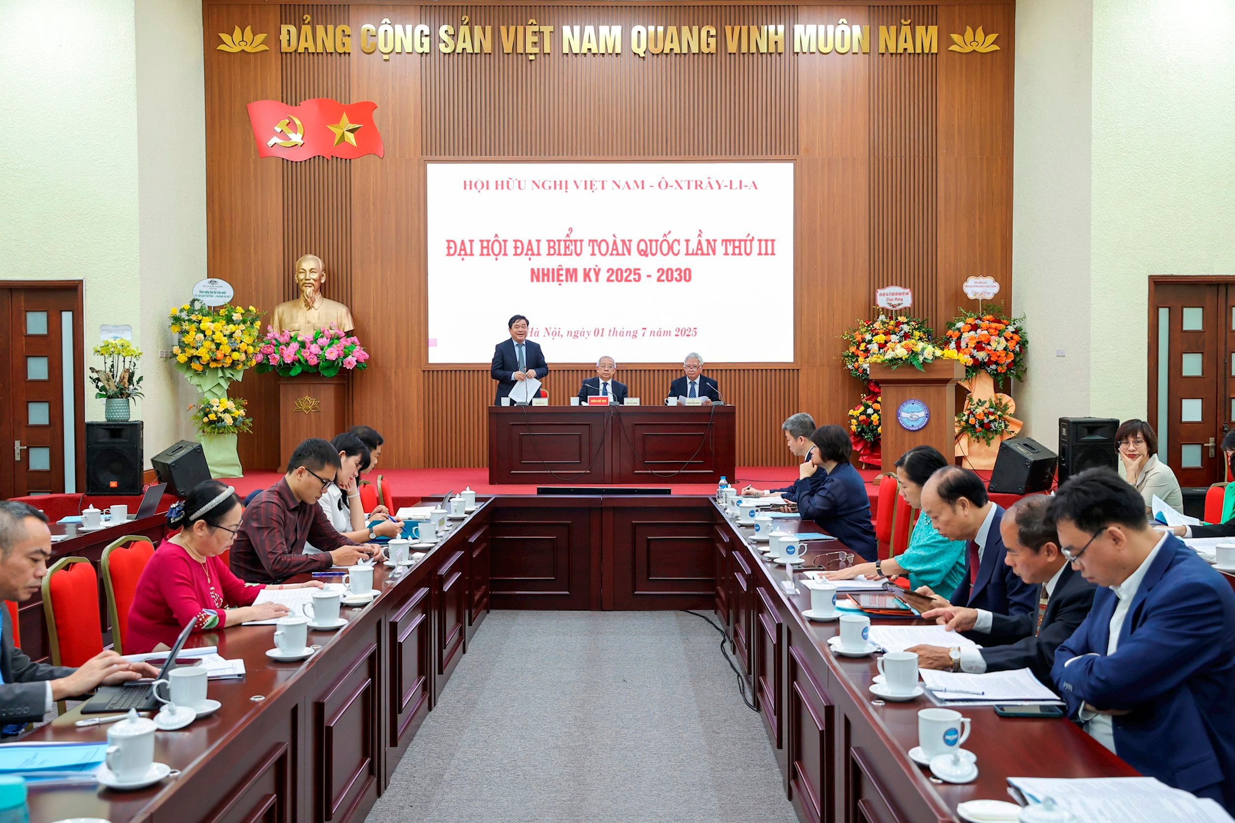 Hội Hữu nghị Việt Nam - Australia (thuộc Liên hiệp các tổ chức hữu nghị Việt Nam) tổ chức Đại hội đại biểu toàn quốc lần thứ 3, nhiệm kỳ 2025 - 2030