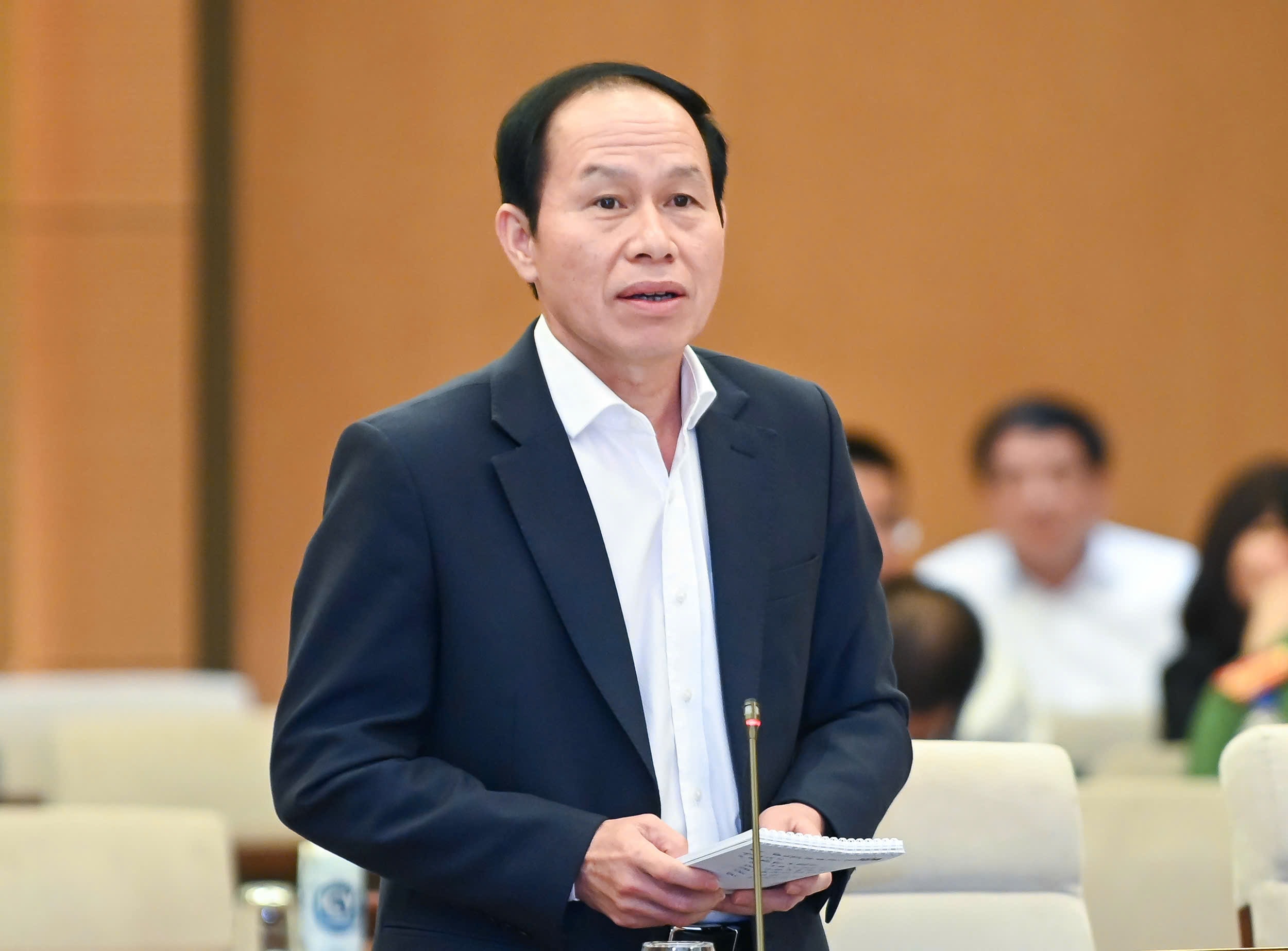 Bí thư Thành ủy, Trưởng Đoàn ĐBQH khóa XV thành phố Hải Phòng Lê Tiến Châu. Ảnh: Phạm Thắng