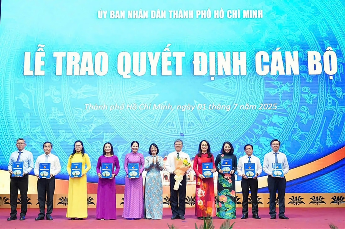  TP. Hồ Chí Minh bổ nhiệm Ban Giám đốc Sở GD-ĐT. Ảnh: Sở GD-ĐT TP. Hồ Chí Minh