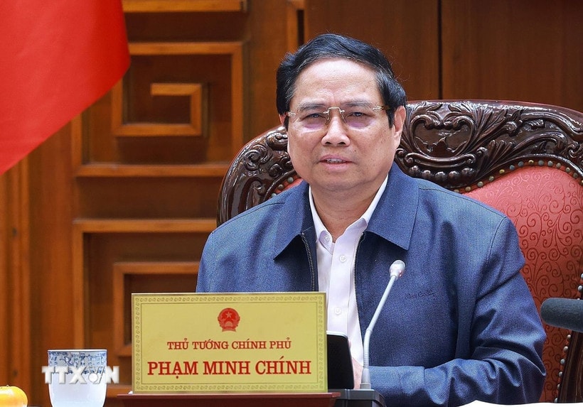 Thủ tướng Chính phủ Phạm Minh Chính. (Ảnh: Dương Giang/TTXVN)