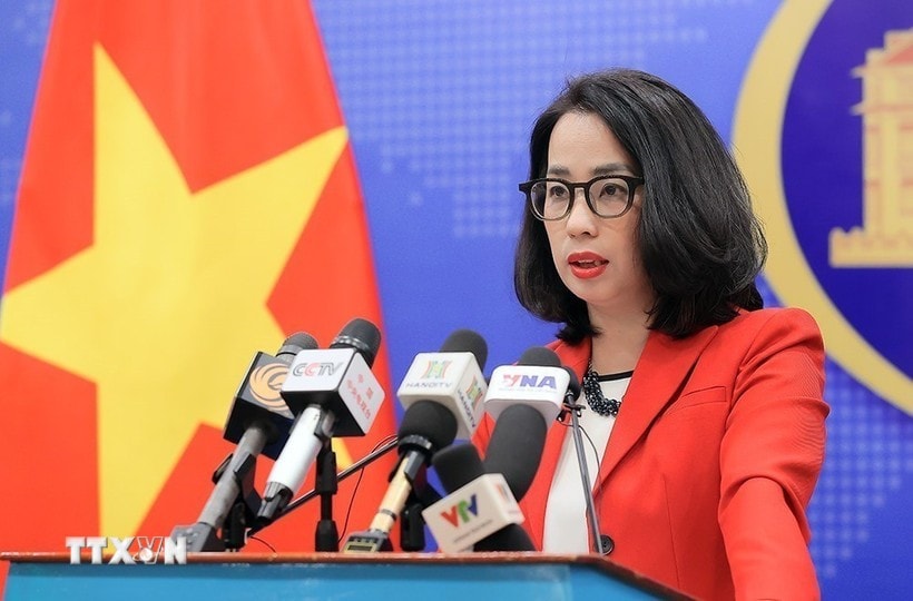 Spokeswoman of the Ministry of Foreign Affairs Pham Thu Hang. (Photo: VNA)