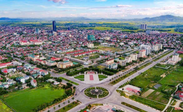 Toàn cảnh trung tâm Hà Tĩnh – điểm nhấn hạ tầng, đô thị hiện đại, minh bạch hóa quản lý đất đai, thu hút đầu tư. (Ảnh minh họa)