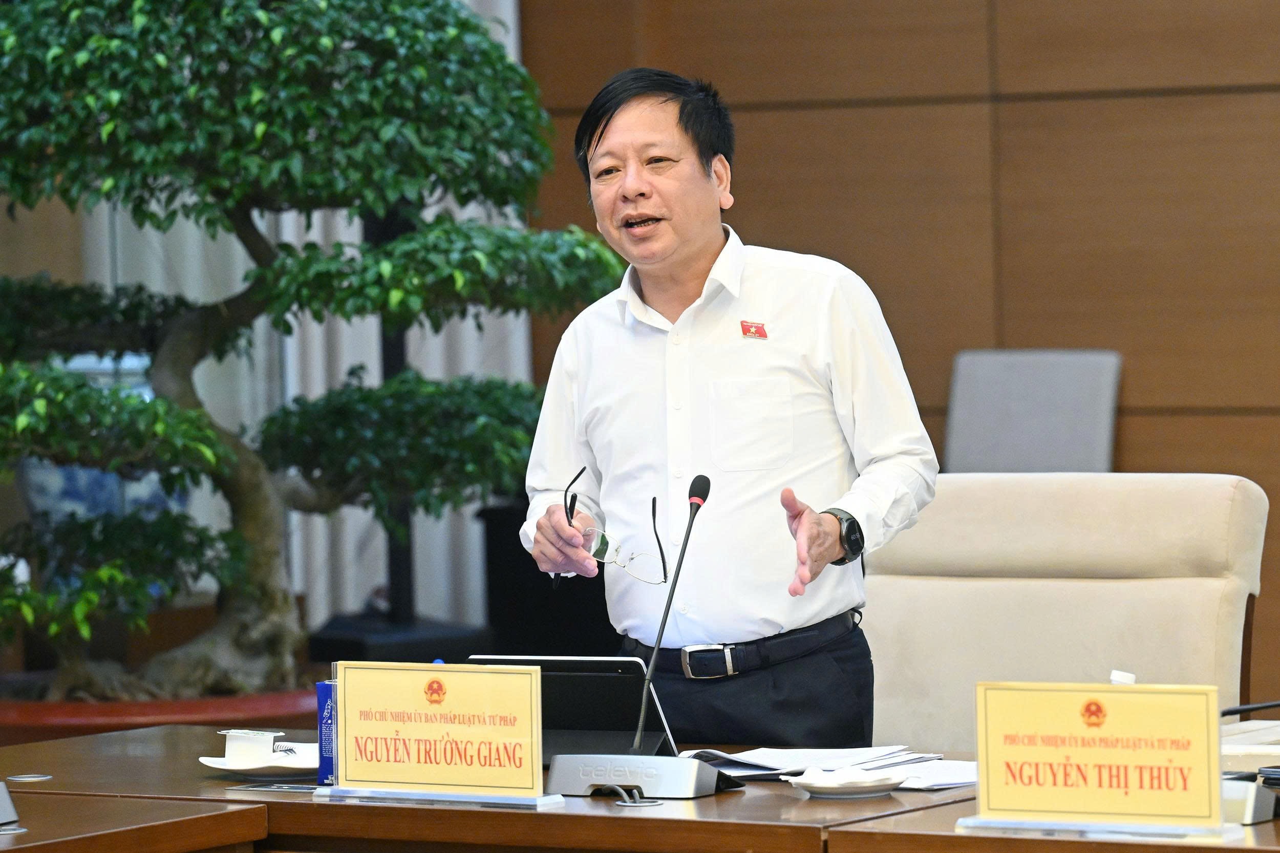 Phó Chủ nhiệm Ủy ban Pháp luật và Tư pháp Nguyễn Trường Giang
