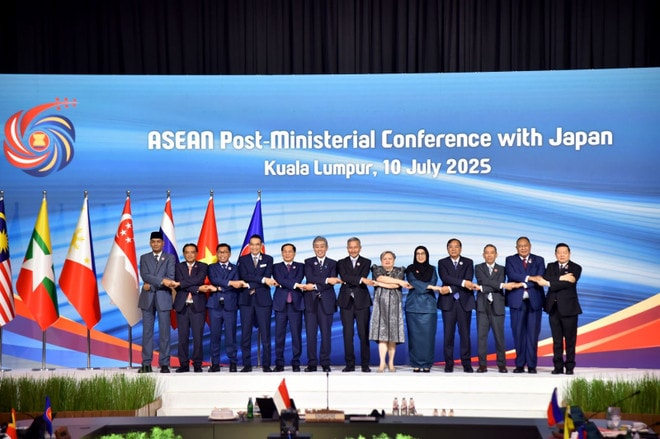 The ASEAN Post-Ministerial Conference with Japan is held in Kuala Lumpur, Malaysia on July 10. (Photo: VNA) hnbt-asean-nhat-ban.jpg