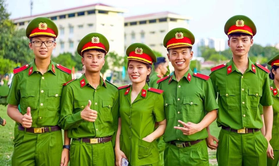 Năm 2025, các học viện, trường Công an nhân dân tuyển sinh hơn 2.300 chỉ tiêu. Ảnh: Báo Chính phủ