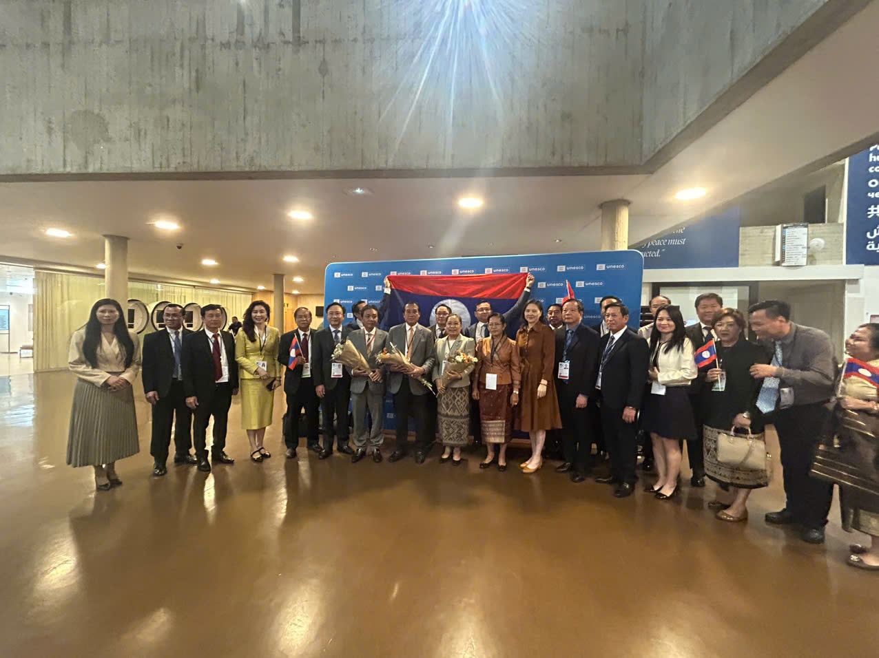 Đoàn Việt Nam và Lào tham gia Kỳ họp lần thứ 47 của Ủy ban Di sản Thế giới (UNESCO), Paris, Pháp