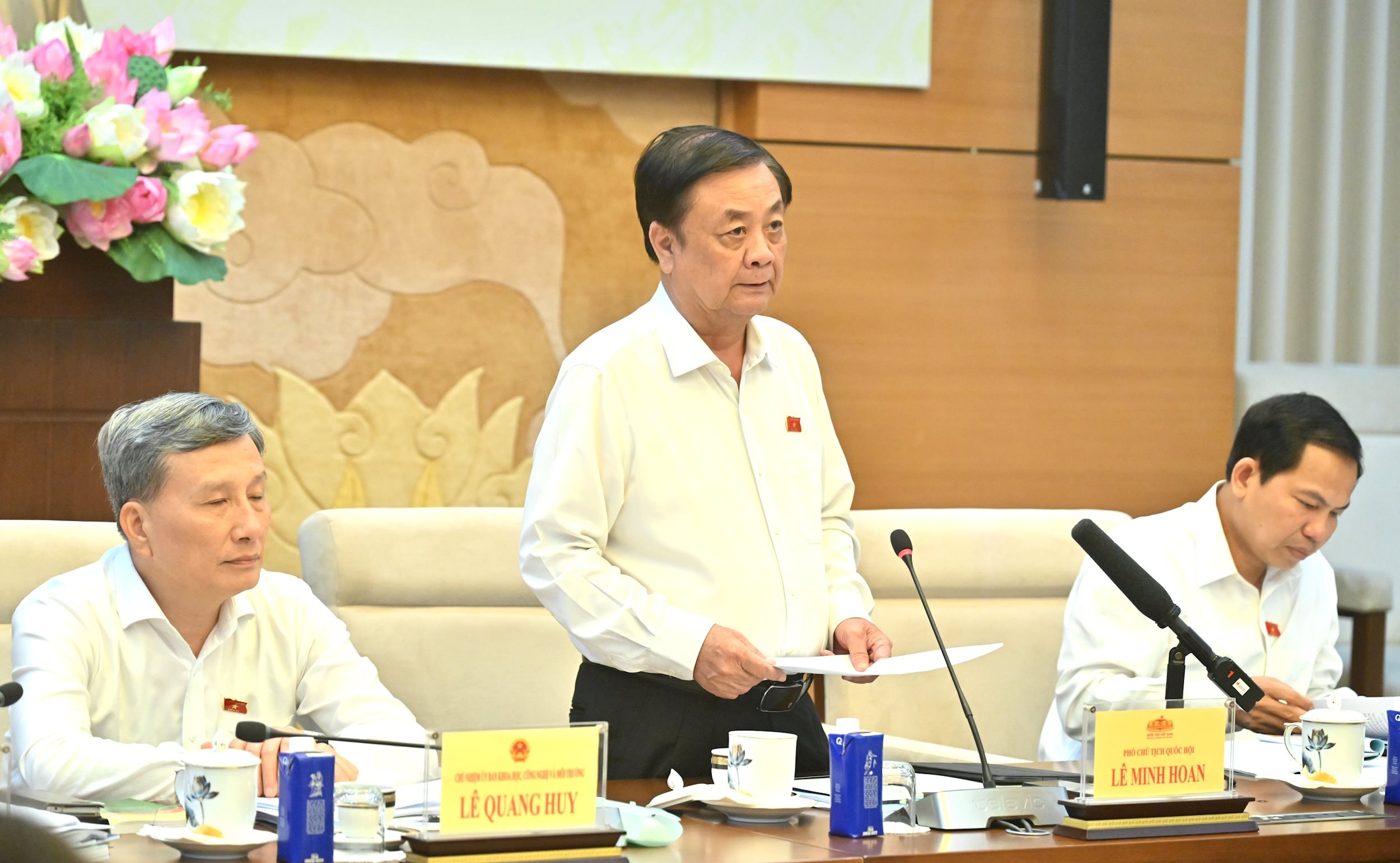 Phó Chủ tịch Quốc hội Lê Minh Hoan phát biểuVQK_9960