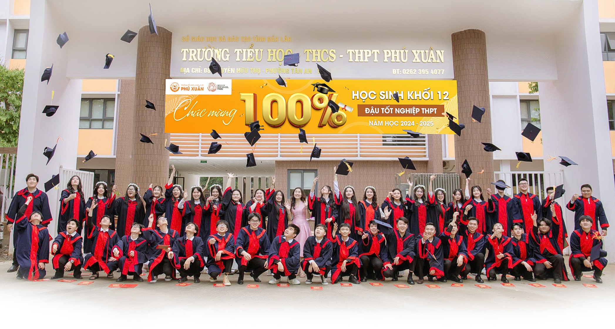 Ảnh bìa đăng báo 100 tốt nghiệp