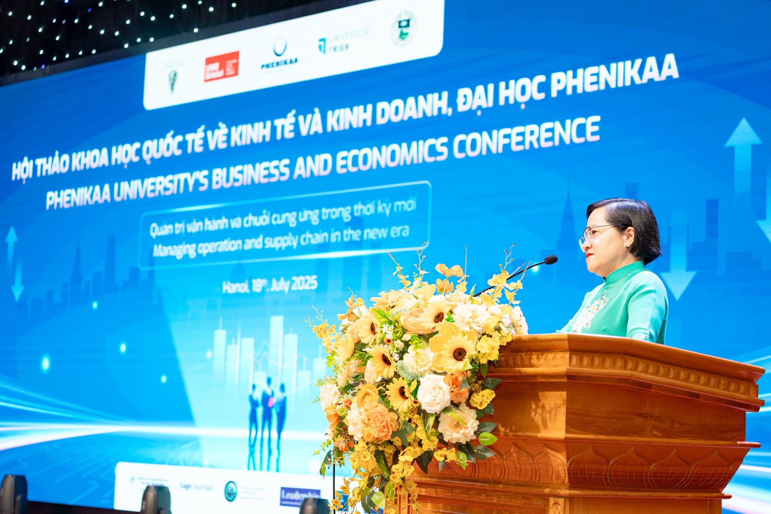 PGS.TS. Trần Thị Minh Hòa, Trưởng ban tổ chức PUBEC 2025, Phó Hiệu trưởng Đại học Phenikaa, Hiệu trưởng Trường Kinh tế Phenikaa