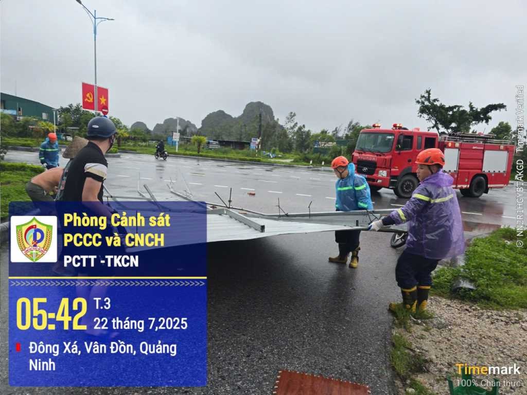 722725Quảng NinhCông tác phòng, chống bão được đảm bảo5