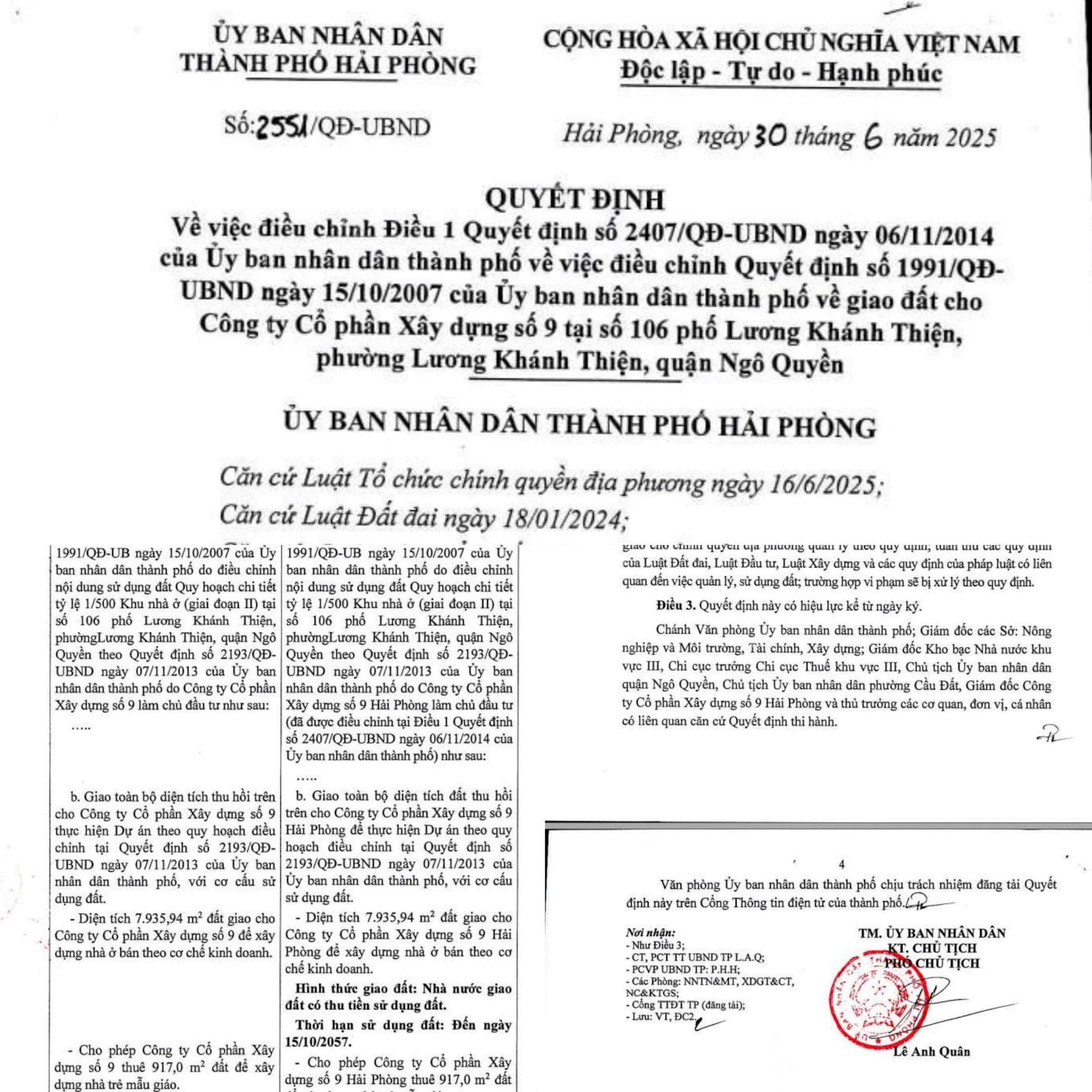 Công ty cổ phần xây dựng số 9 Hải Phòng