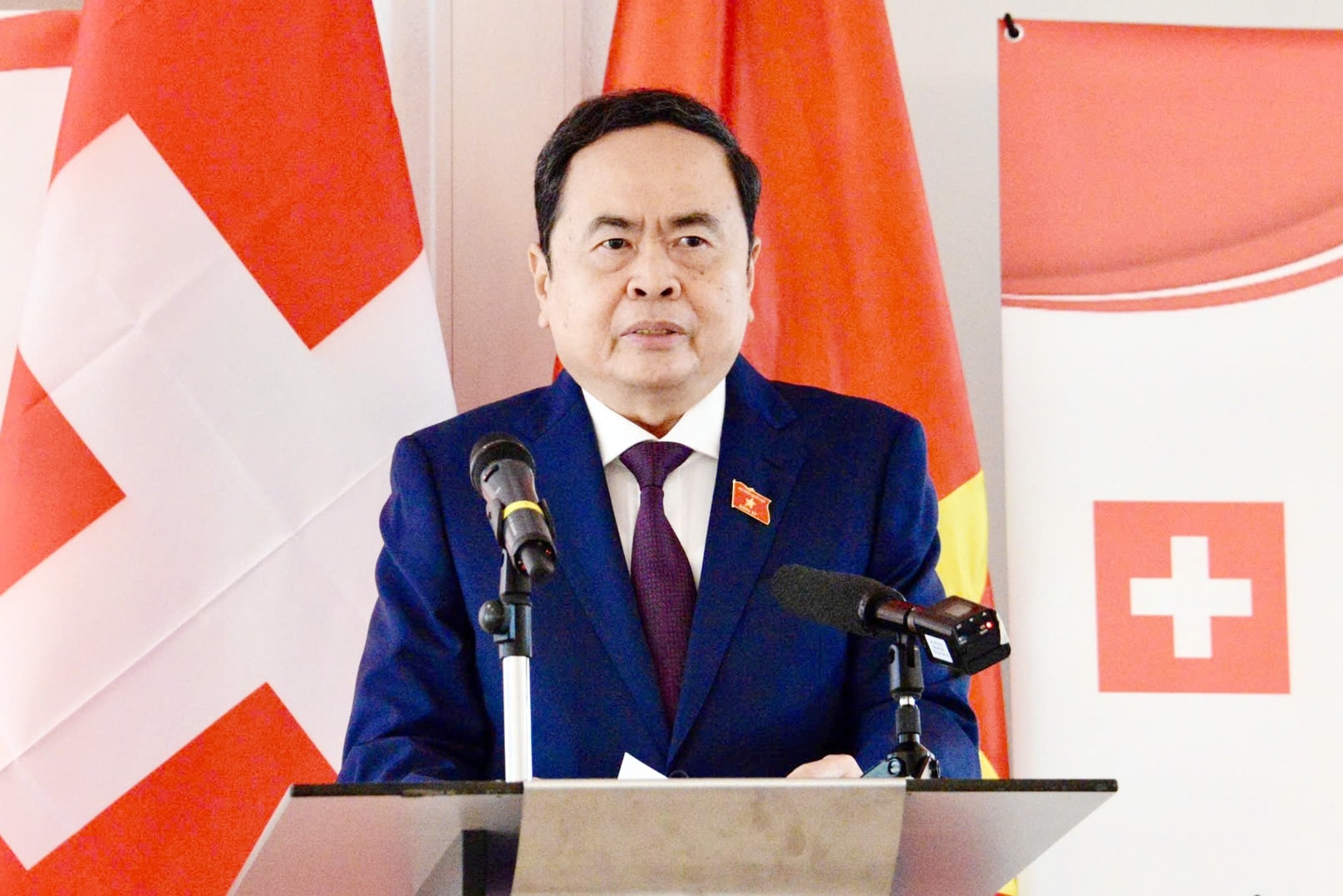 Chủ tịch Quốc hội Trần Thanh Mẫn phát biểu khai mạc Tọa đàm