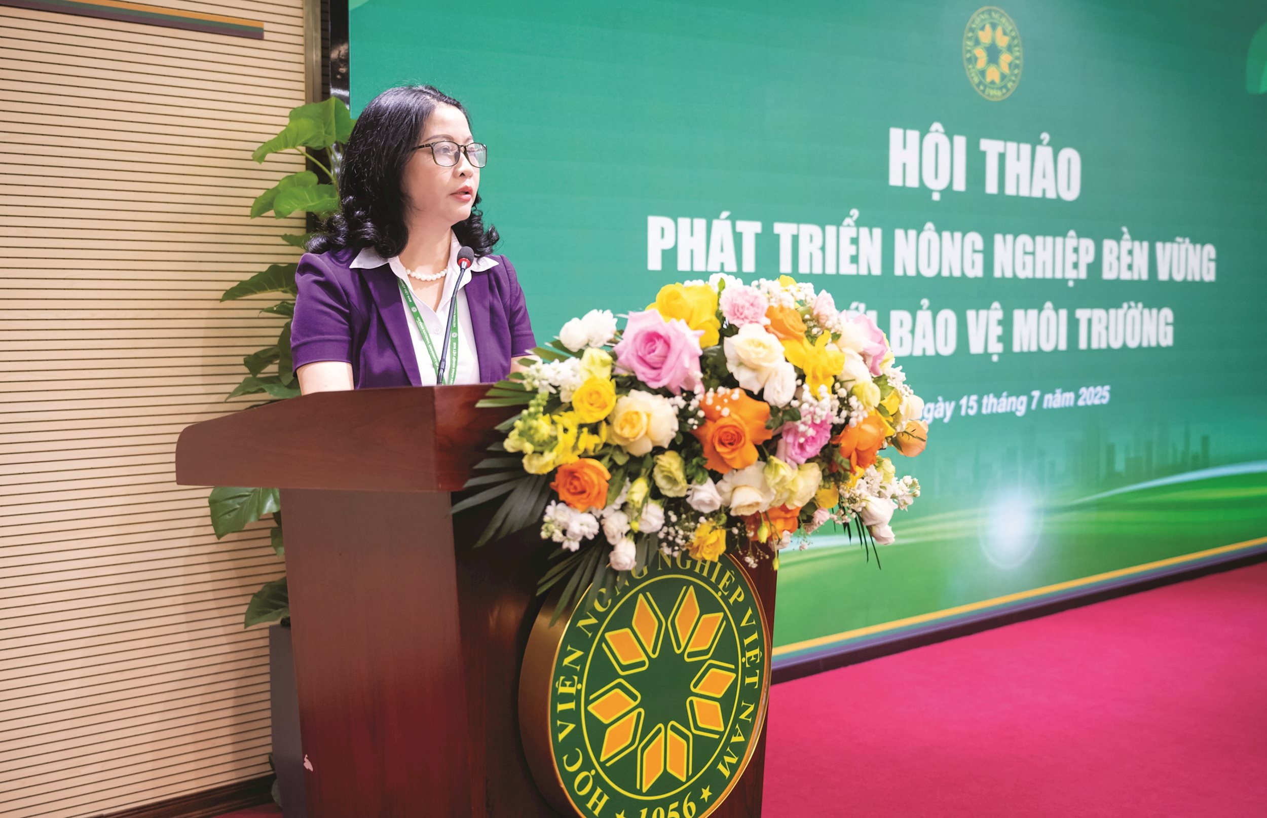 Z72_6301 - Giám đốc Học viện Nông nghiệp VN Nguyễn Thị Lan
