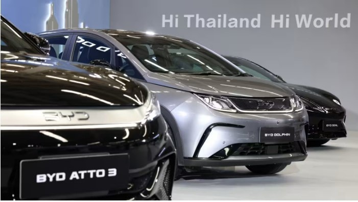 Chinese brands dominate Thailand's EV segment, with a combined share of over 70% of sales. (Photo: asia.nikkei.com) 