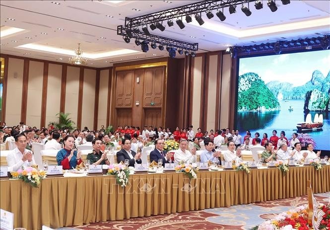 Delegates at the gathering (Photo: VNA)