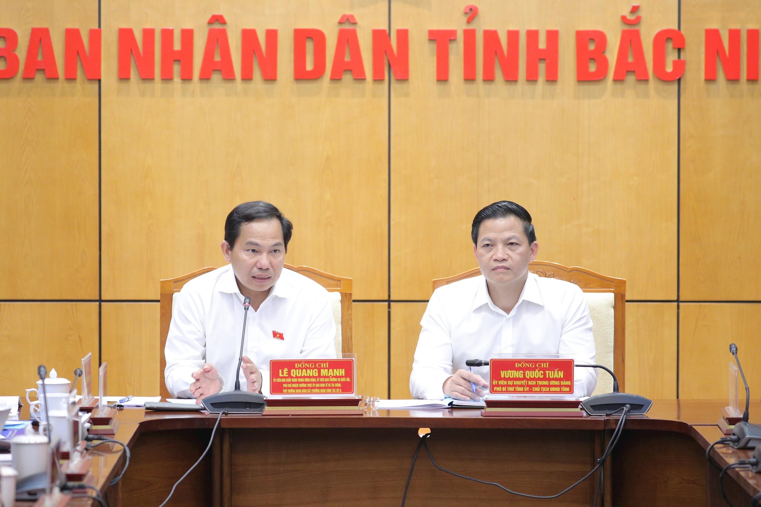 Phó Chủ nhiệm Thường trực Ủy ban Kinh tế và Tài chính Lê Quang Mạnh