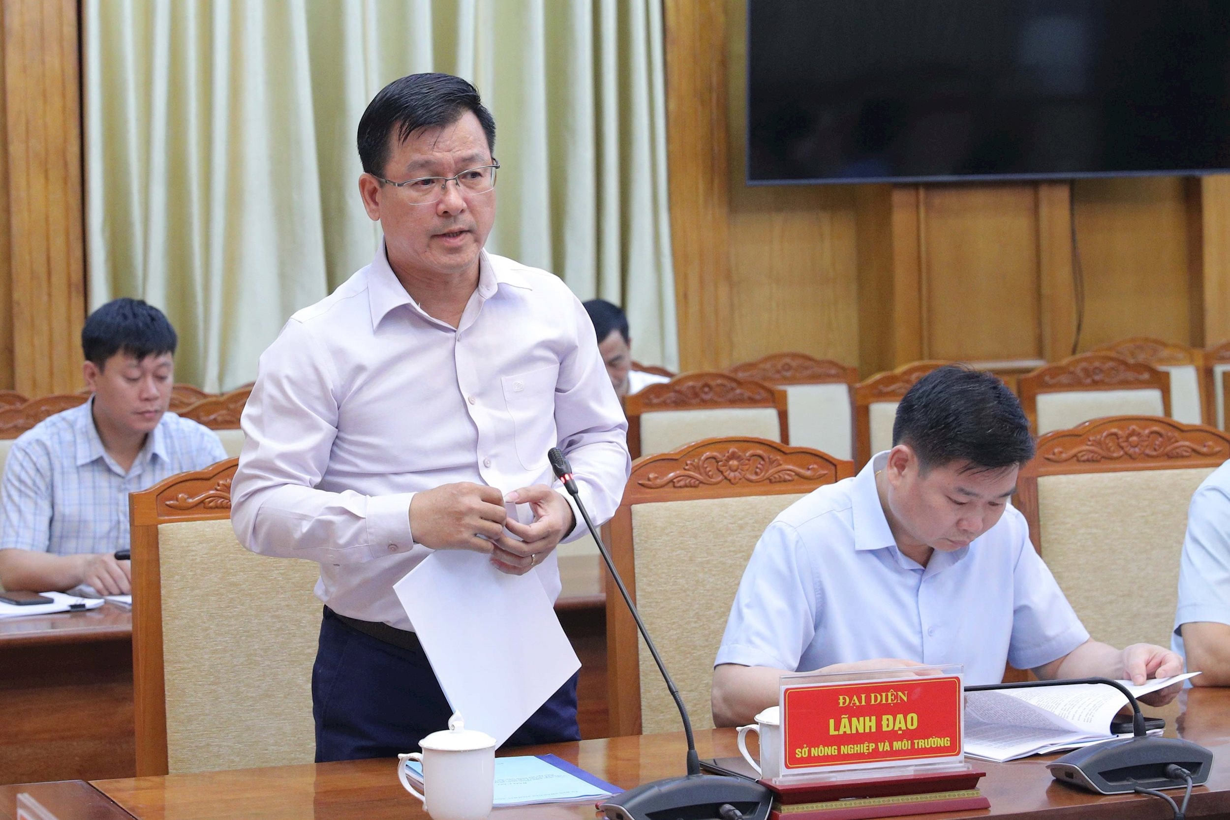 Phó Giám đốc Sở Nông nghiệp và Môi trường tỉnh Bắc Ninh Vũ Văn Tưởng