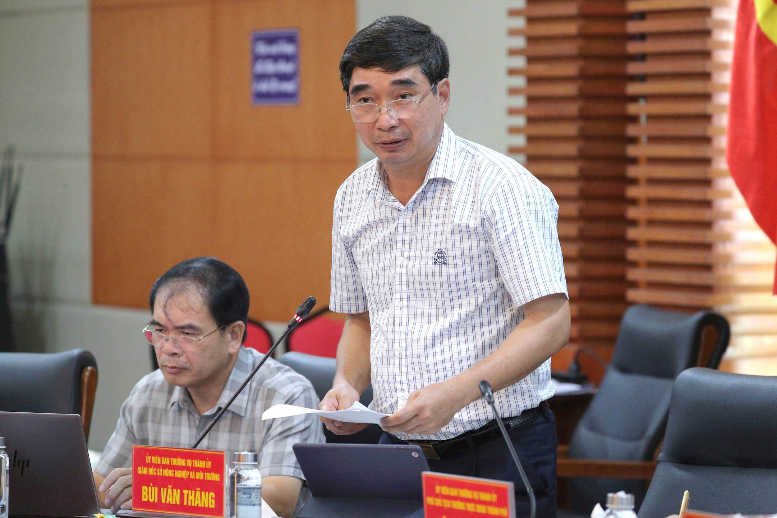 Giám đốc Sở Nông nghiệp và Môi trường Bùi Văn Thăng