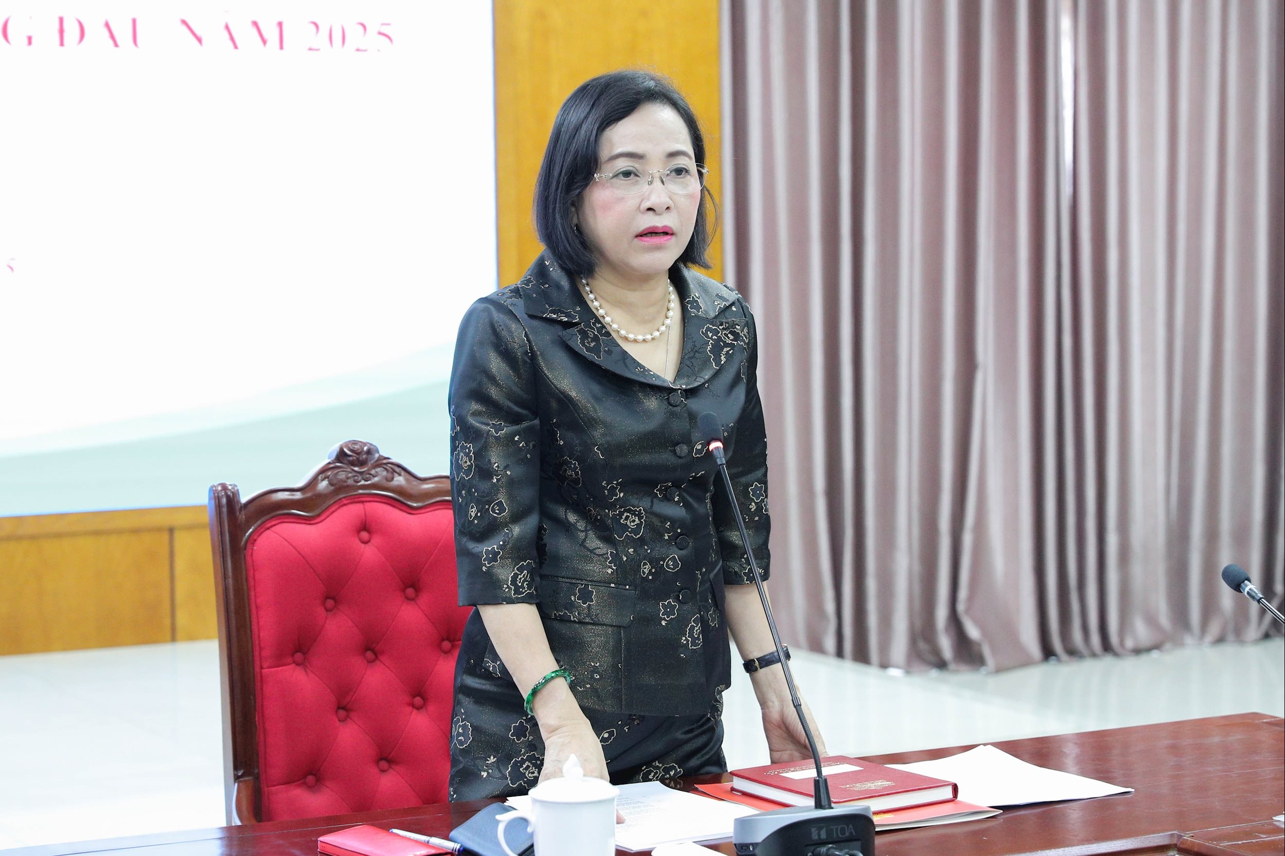 Phó Chủ tịch Quốc hội Nguyễn Thị Thanh phát biểu 1