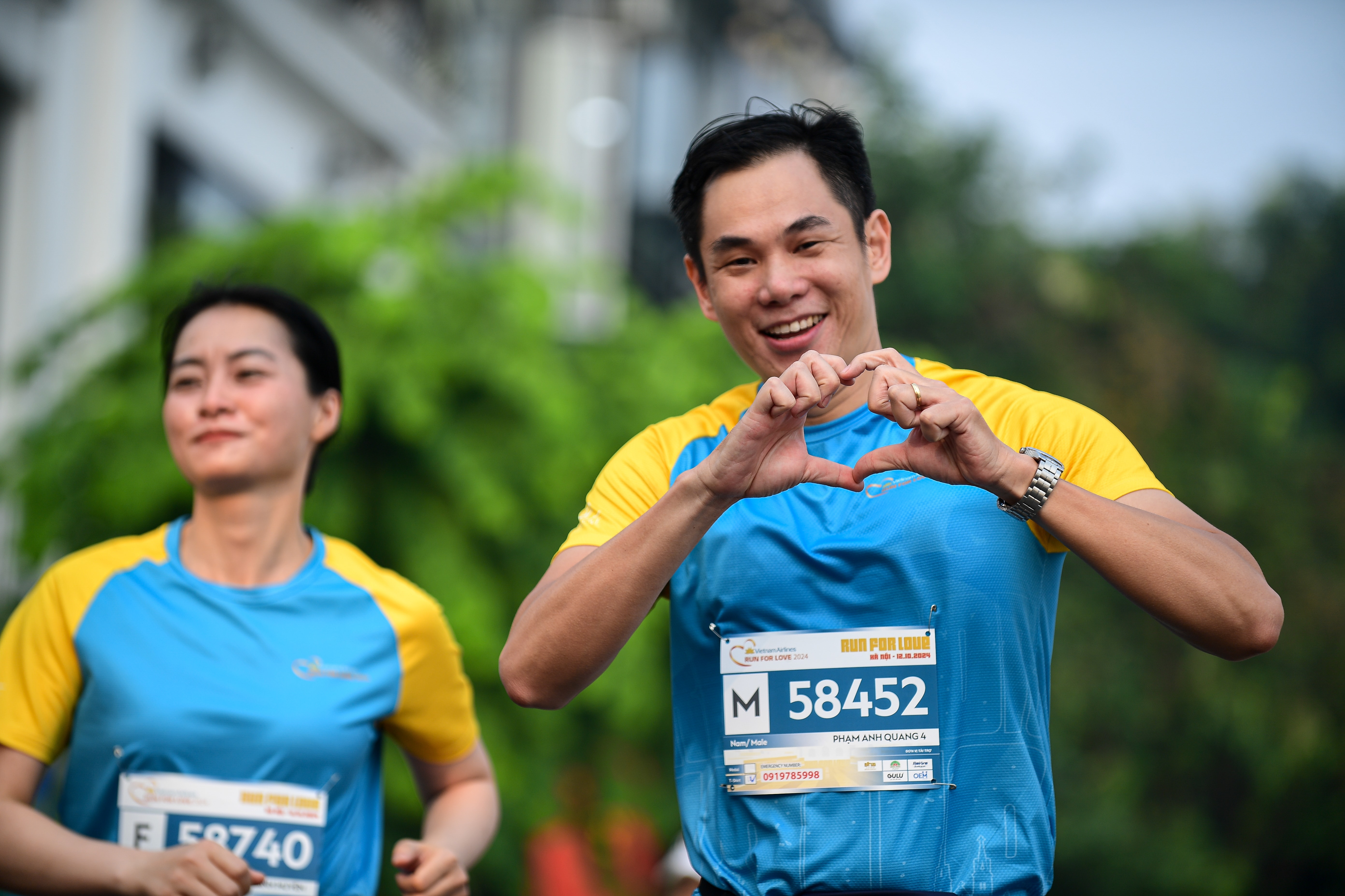 Ảnh 2. Qua nhiều mùa giải, “Run For Love” đã trở thành hành trình kết nối cộng đồng, sẻ chia yêu thương và truyền cảm hứng sống tích cực. Ảnh VNA