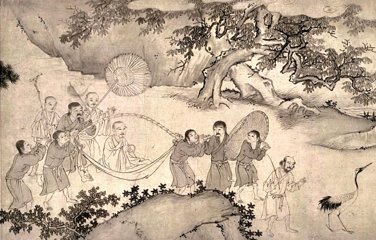 Truc lam Dai si xuat son do